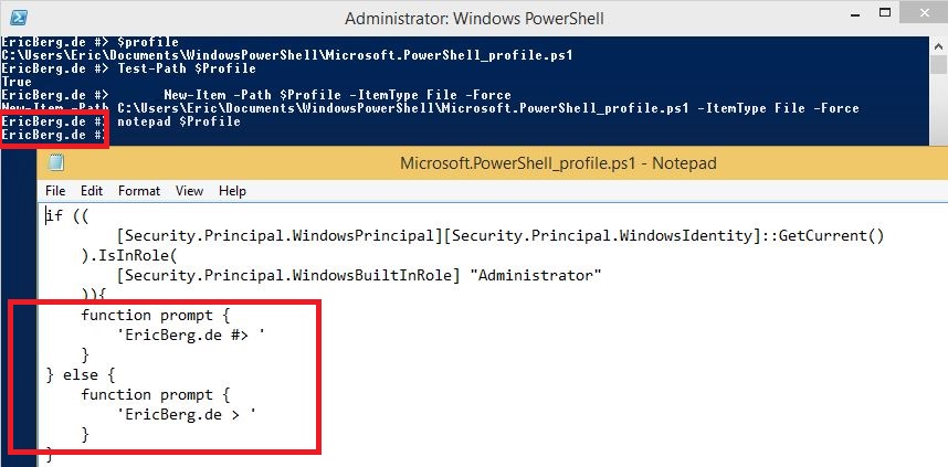 Powershell File Exists Create