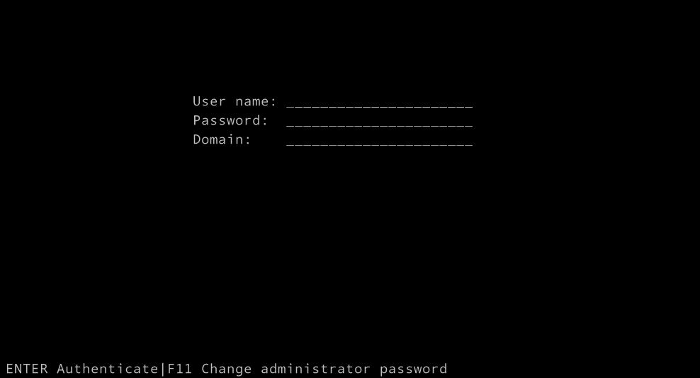 NANO Server Passwort